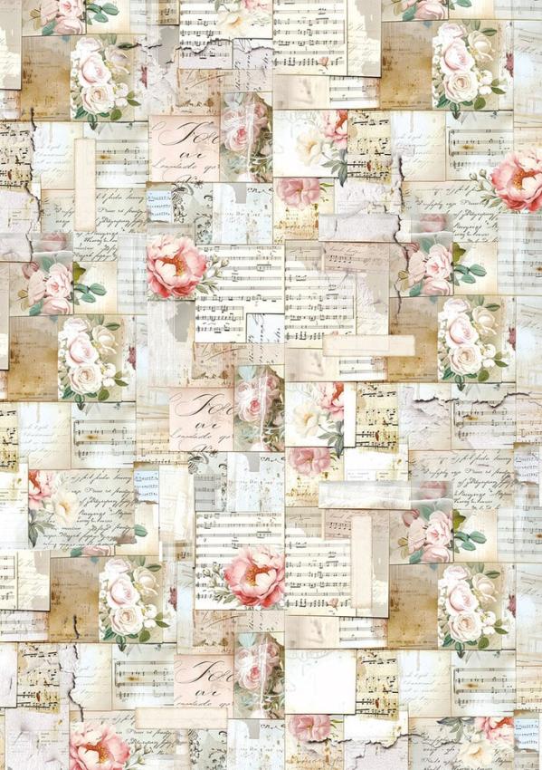 Ciao Bella - Decopatch Papier "Secret Garden Mixed" Rice Paper A5 - 8 Bogen