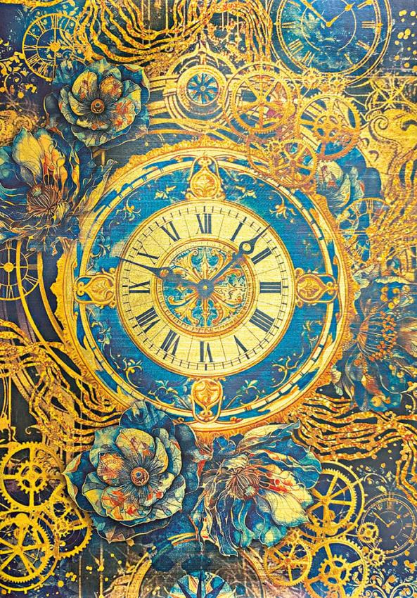 Ciao Bella - Designpapier "Celestial Gold" Deluxe Paper Pack A4 - 5 Bogen