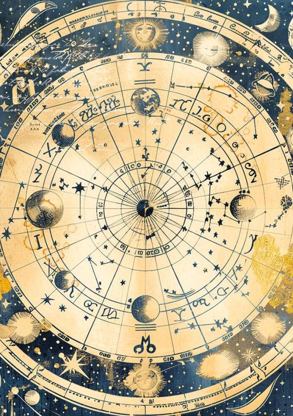 Ciao Bella - Decopatch Papier "Celestial Mixed" Rice Paper A5 - 8 Bogen