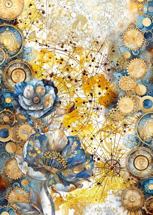 Ciao Bella - Pergamentpapier "Celestial" Vellum A4 - 6 Bogen