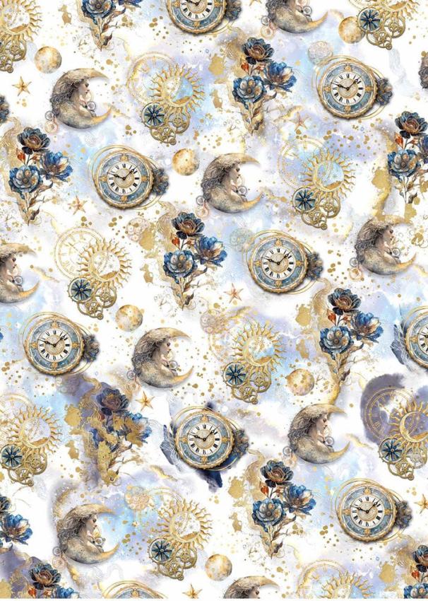 Ciao Bella - Pergamentpapier "Celestial" Vellum A4 - 6 Bogen