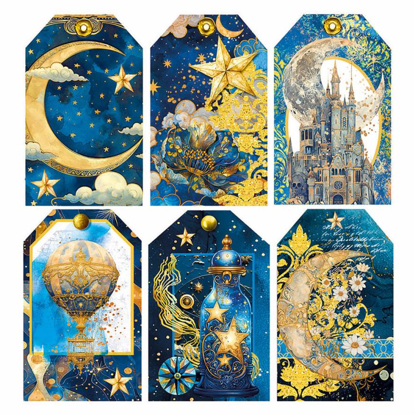 Ciao Bella - Pergamentpapier "Celestial" Vellum 6x6 Inch - 6 Bogen