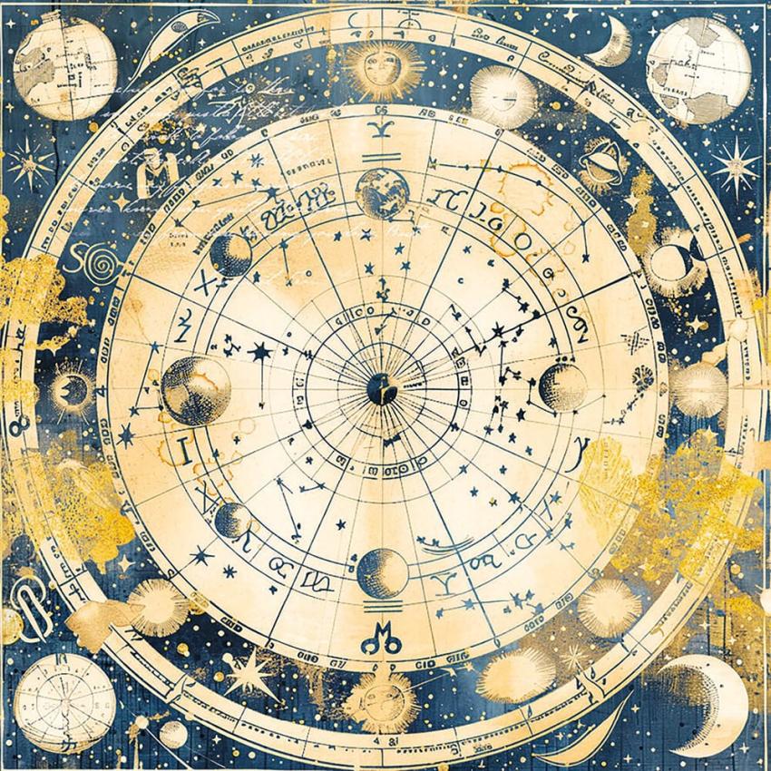 Ciao Bella - Pergamentpapier "Celestial" Vellum 6x6 Inch - 6 Bogen