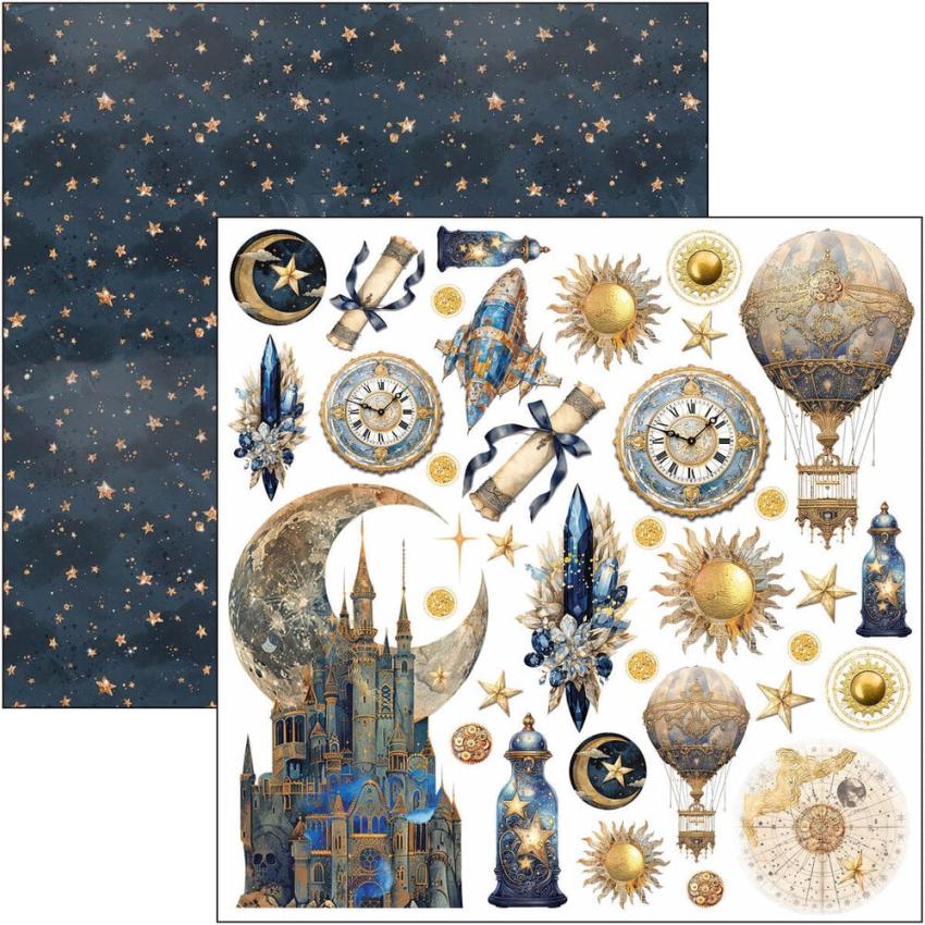 Ciao Bella - Stanzteile "Celestial" Fussy Cut Pad - 24 Bogen