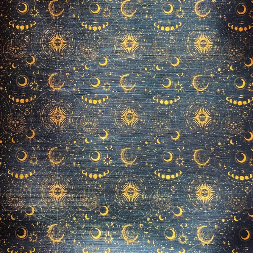 Ciao Bella - Designpapier "Celestial Gold" Deluxe Paper Pack 6x6 Inch - 5 Bogen