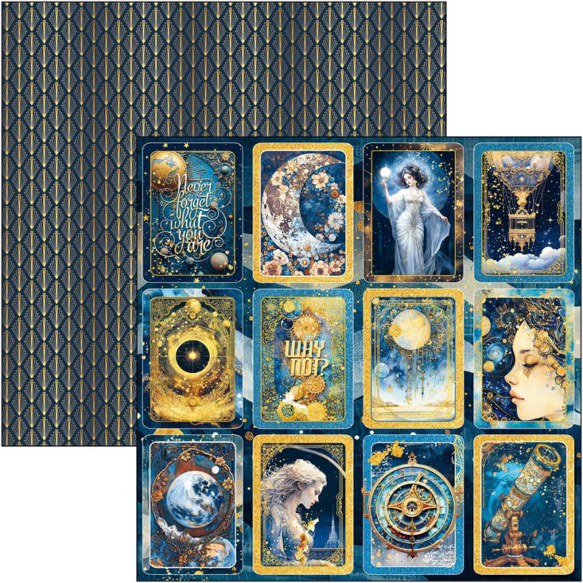 Ciao Bella - Designpapier "Celestial" Patterns Paper Pack 12x12 Inch - 8 Bogen