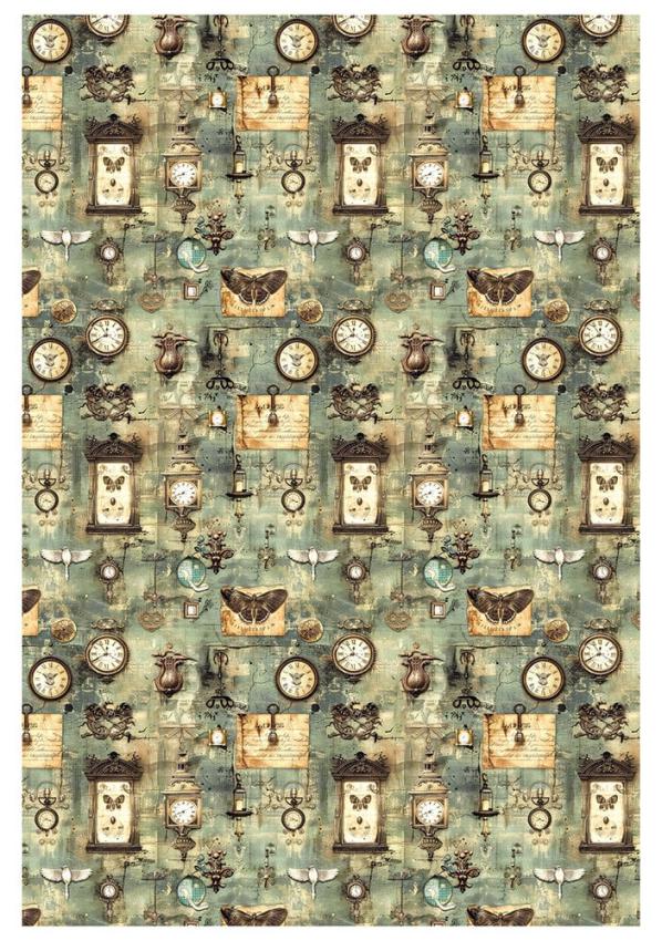 Ciao Bella - Decopatch Papier "Cabinet of Curiosites Mixed" Rice Paper A4 - 4 Bogen