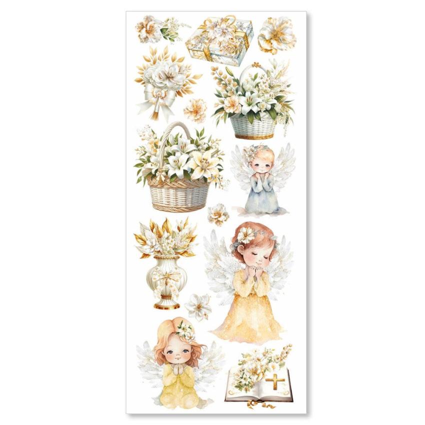 Ciao Bella - Aufkleber "Blessing Day" Transparent Adhesive Sheets 4,72x10,23 Inch - 5 Bogen