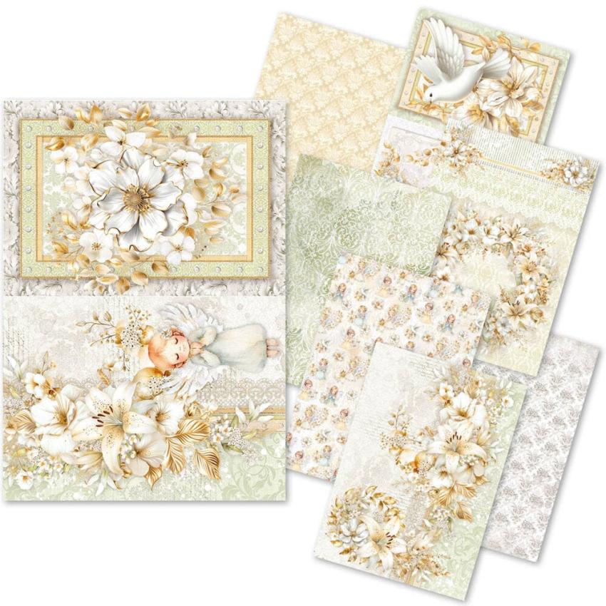 Ciao Bella - Decopatch Papier "Blessing Day Mixed" Rice Paper A5 - 8 Bogen