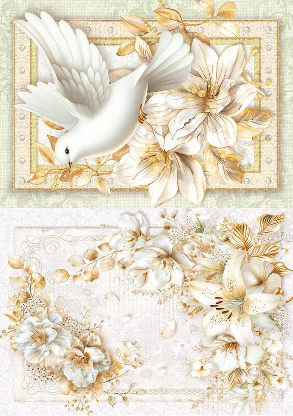 Ciao Bella - Decopatch Papier "Blessing Day Mixed" Rice Paper A5 - 8 Bogen