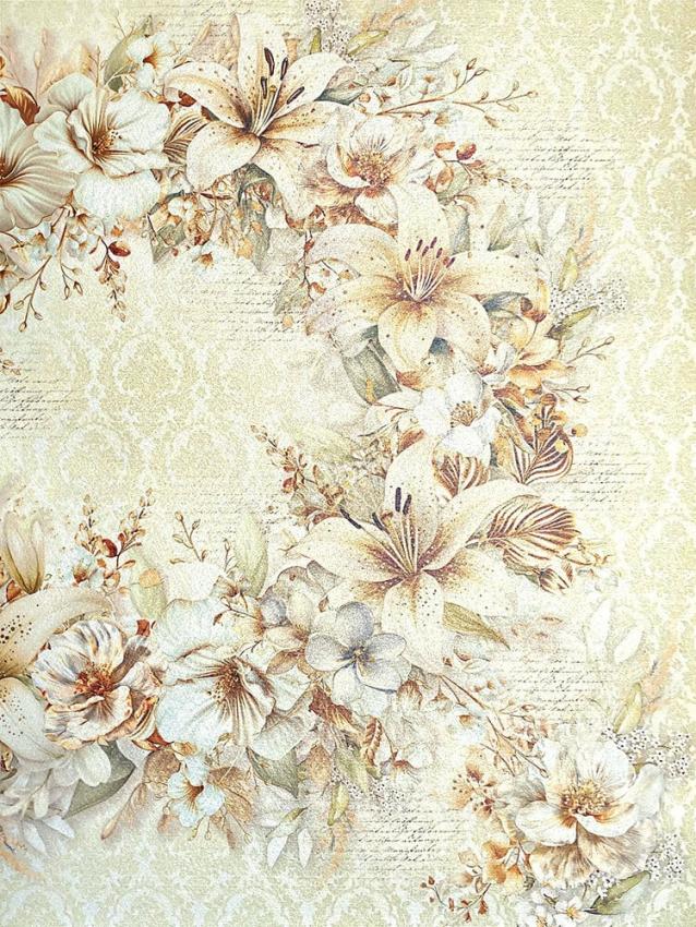 Ciao Bella - Designpapier "Blessing Day Pearl" Deluxe Paper Pack A4 - 5 Bogen
