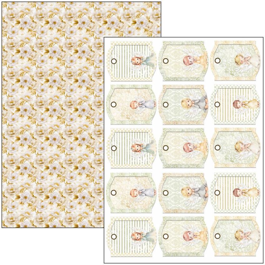 Ciao Bella - Stanzteile "Blessing Day" Creative Pad A4 - 9 Bogen