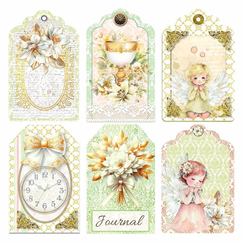 Ciao Bella - Pergamentpapier "Blessing Day" Vellum 6x6 Inch - 6 Bogen