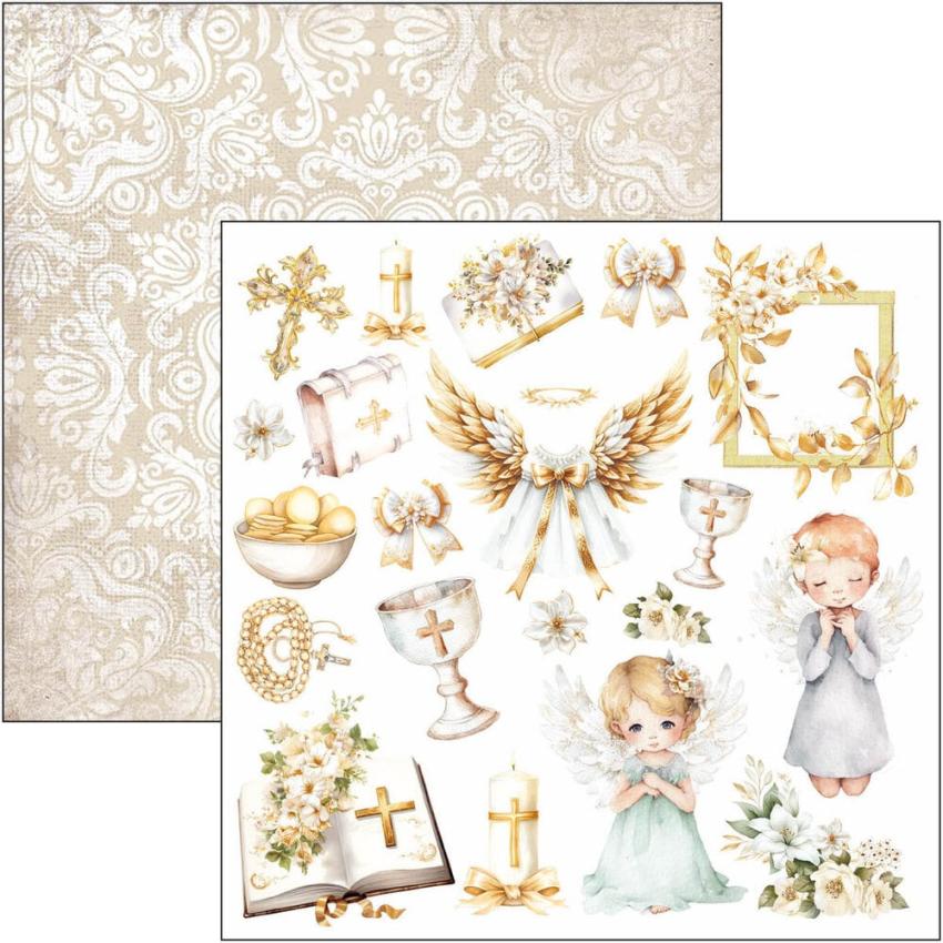 Ciao Bella - Stanzteile "Blessing Day" Fussy Cut Pad - 24 Bogen