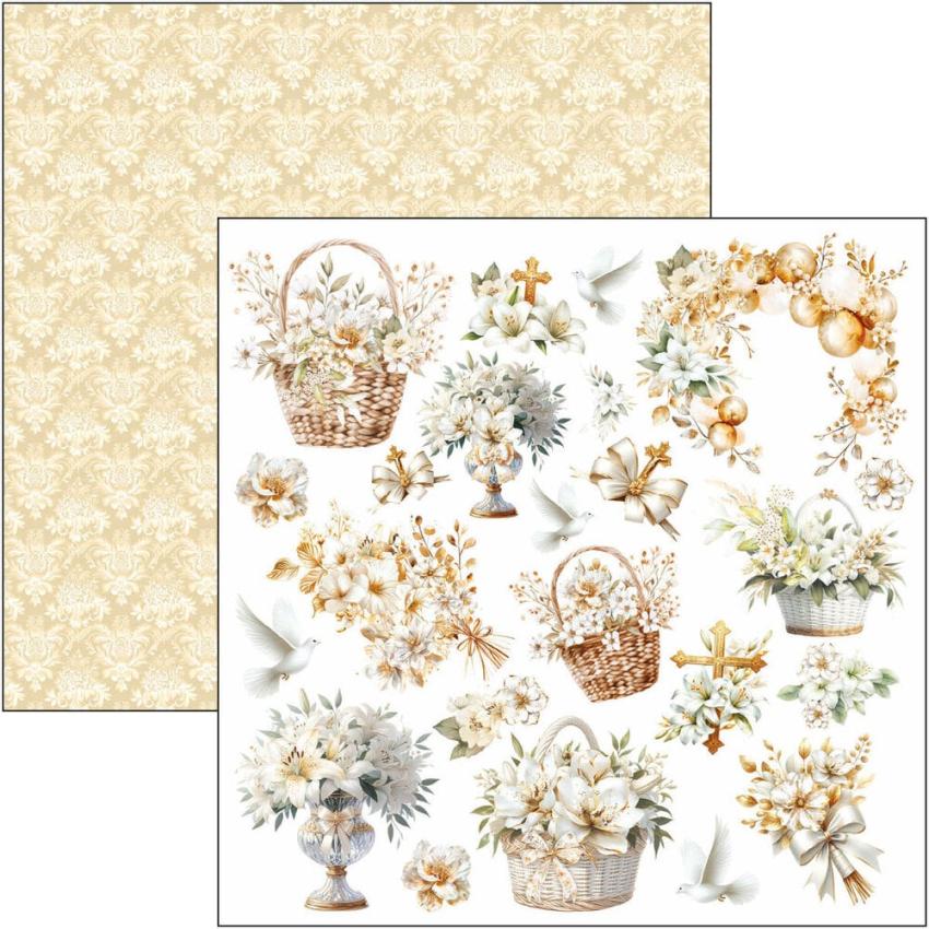 Ciao Bella - Stanzteile "Blessing Day" Fussy Cut Pad - 24 Bogen