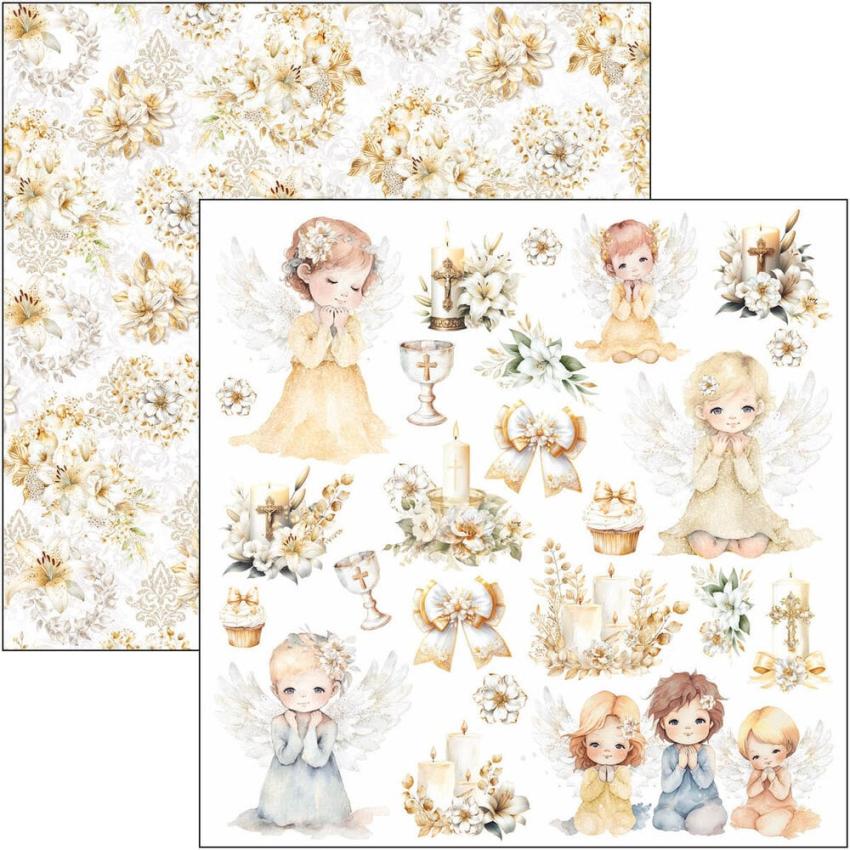 Ciao Bella - Stanzteile "Blessing Day" Fussy Cut Pad - 24 Bogen