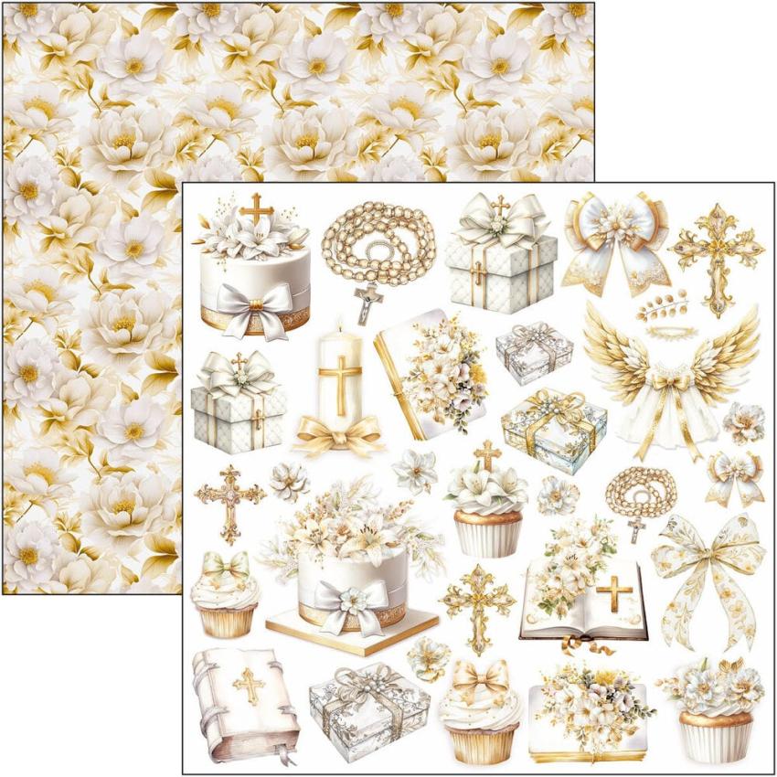 Ciao Bella - Designpapier "Blessing Day" Paper Pack 12x12 Inch - 12 Bogen