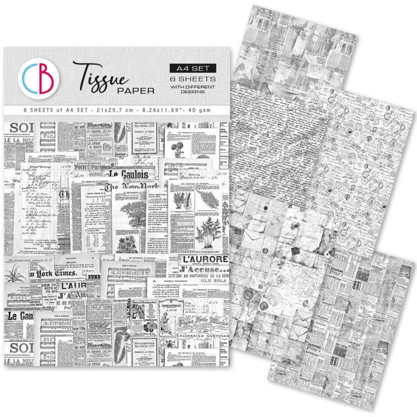 Ciao Bella - Seidenpapier - Decopatch Papier "Storybook" Tissue Paper A4 - 6 Bogen