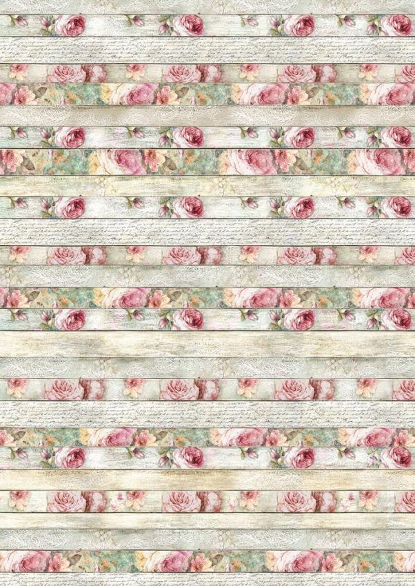 Ciao Bella - Seidenpapier - Decopatch Papier "My Secret Garden" Tissue Paper A4 - 6 Bogen