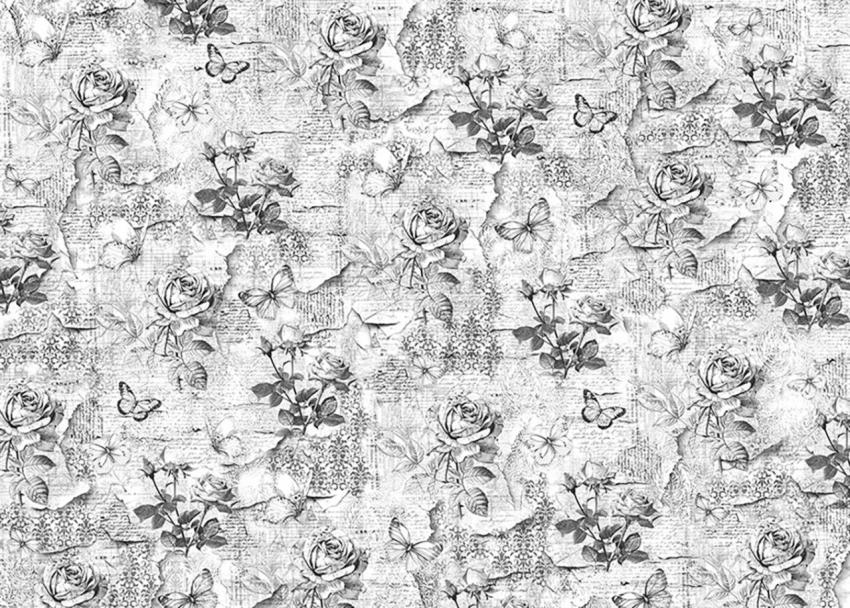 Ciao Bella - Seidenpapier - Decopatch Papier "Millefleur" Tissue Paper 70x50cm - 1 Bogen
