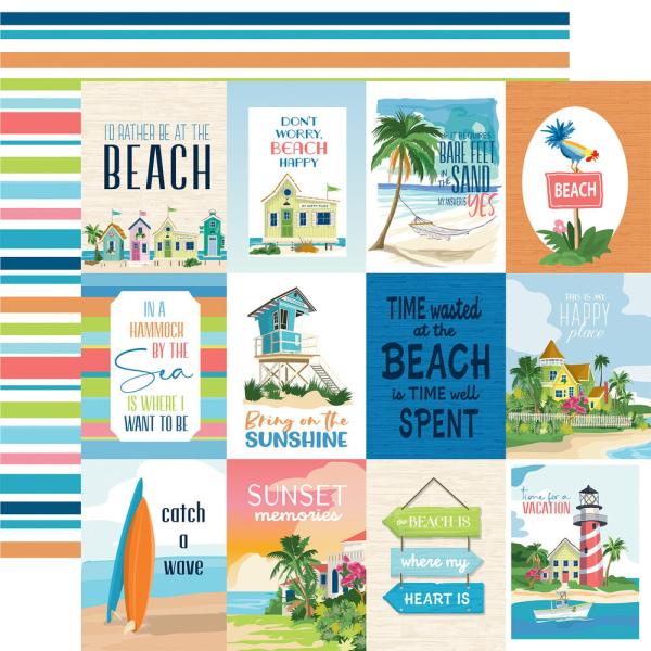 Carta Bella - Designpapier "Beach Town" Collection Kit 12x12 Inch - 12 Bogen  