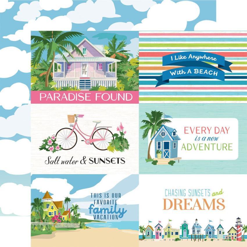 Carta Bella - Designpapier "Beach Town" Collection Kit 12x12 Inch - 12 Bogen  