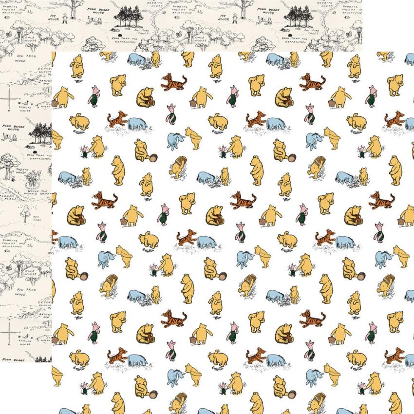Echo Park - Designpapier "Winnie The Pooh Baby" Collection Kit 12x12 Inch - 12 Bogen