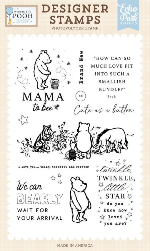 Echo Park - Stempelset "Bearly Wait" Clear Stamps