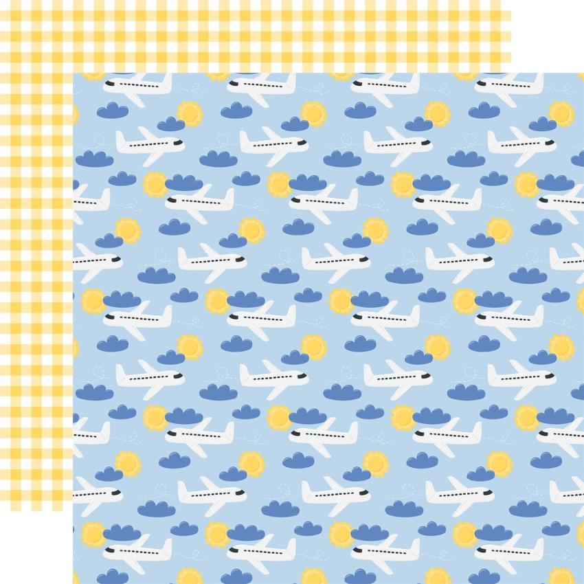 Echo Park - Designpapier "Born To Travel" Collection Kit 12x12 Inch - 12 Bogen