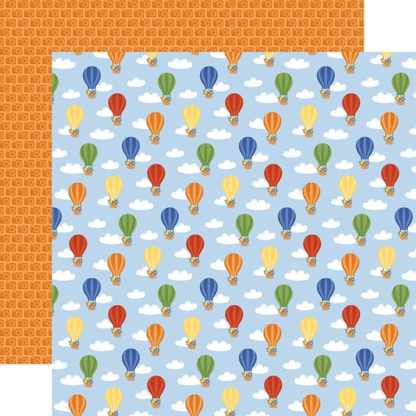 Echo Park - Designpapier "Born To Travel" Collection Kit 12x12 Inch - 12 Bogen