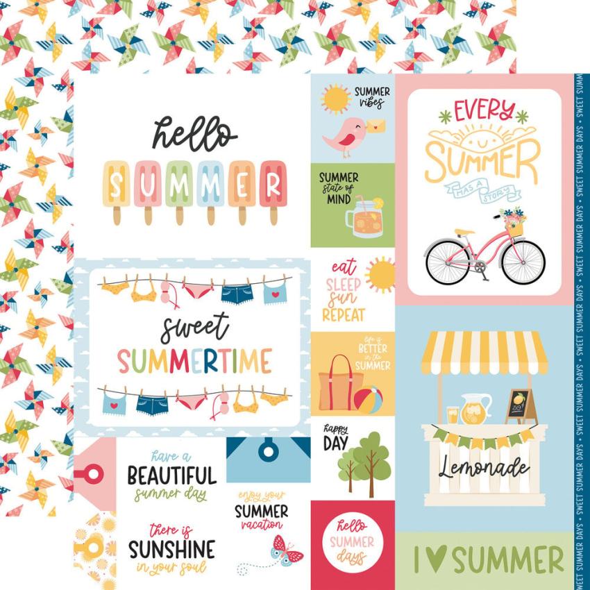 Echo Park - Designpapier "Have A Great Summer" Collection Kit 12x12 Inch - 12 Bogen