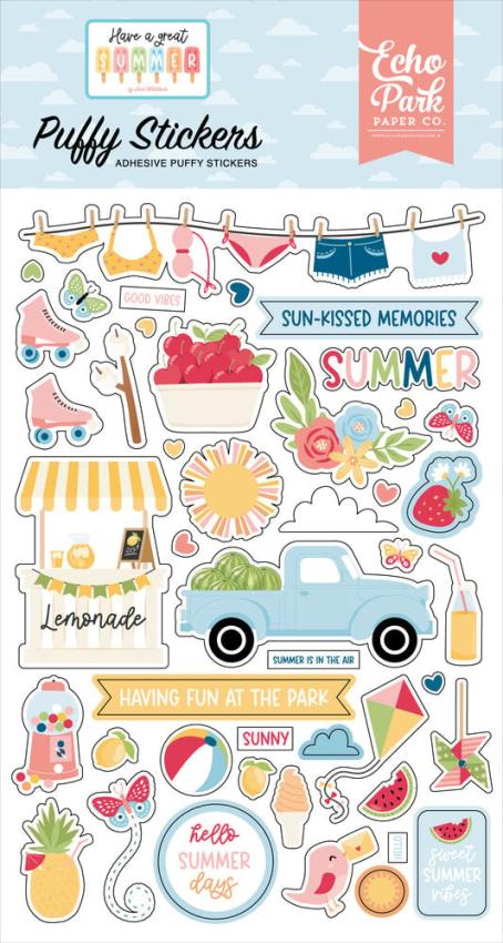 Echo Park - Aufkleber "Have A Great Summer" Stickers