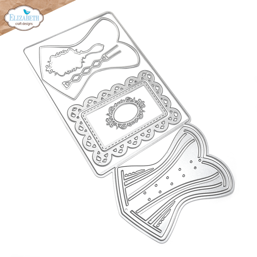 Elizabeth Craft Designs - Stanzschalone "Laced Up" Dies