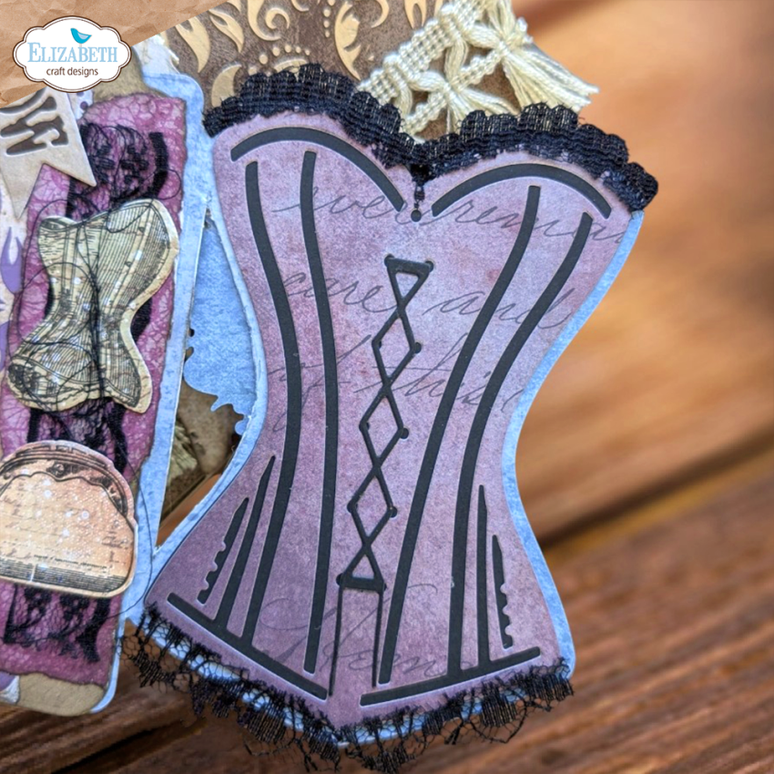 Elizabeth Craft Designs - Stanzschalone "Laced Up" Dies