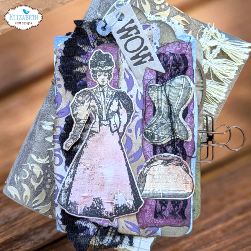 Elizabeth Craft Designs - Stempel & Stanzeschablone "Mr. & Mrs." Stamp & Dies