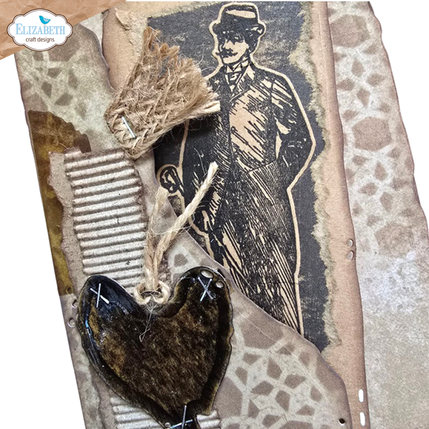 Elizabeth Craft Designs - Stempel & Stanzeschablone "Mr. & Mrs." Stamp & Dies