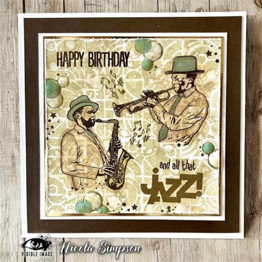 Visible Image - Stempelset 4x6 Inch "All That Jazz" Clear Stamps
