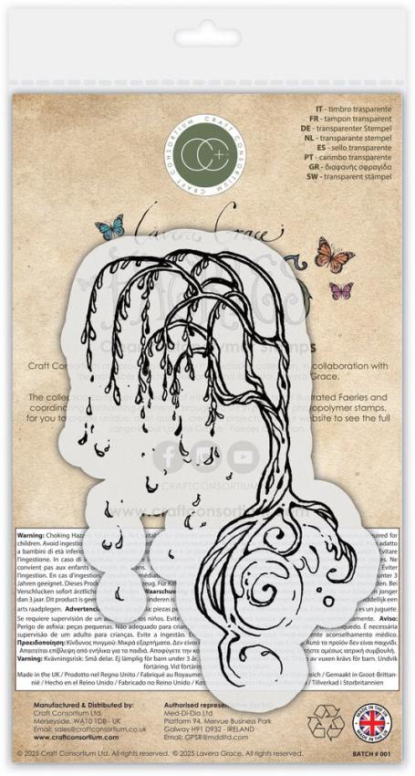 Craft Consortium - Stempel "Willow" Clear Stamps