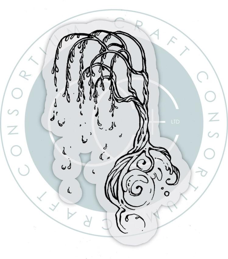 Craft Consortium - Stempel "Willow" Clear Stamps