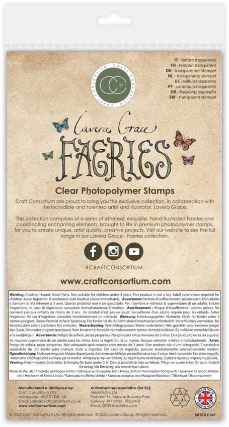 Craft Consortium - Stempel "Willow" Clear Stamps