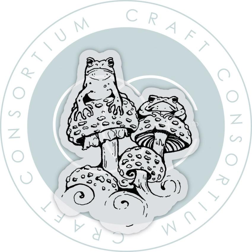 Craft Consortium - Stempel "Toads" Clear Stamps