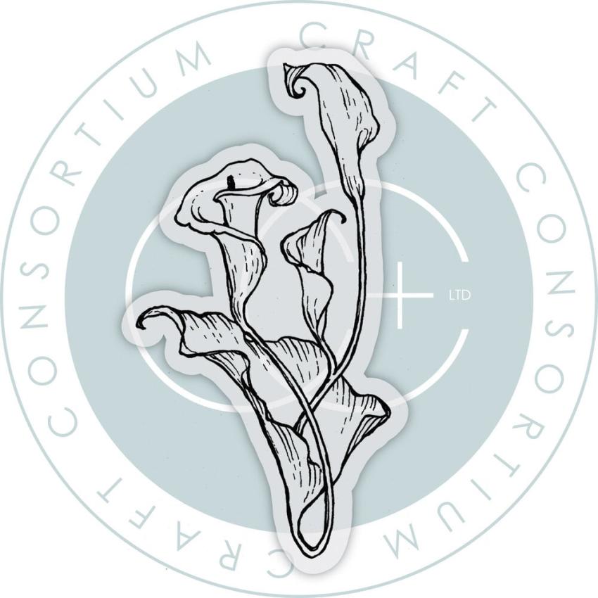 Craft Consortium - Stempel "Arumlillies" Clear Stamps