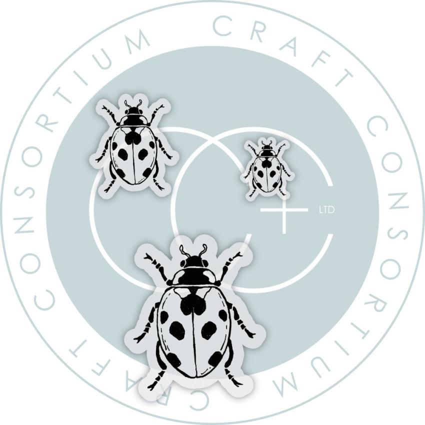Craft Consortium - Stempelset "Ladybird" Clear Stamps