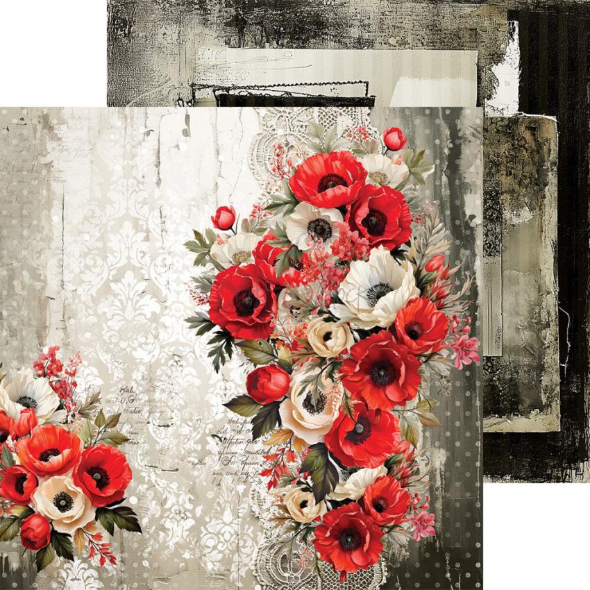 Craft OClock - Designpapier "Heart of the Sun" Medium Paper Pack 8x8 Inch - 24 Bogen