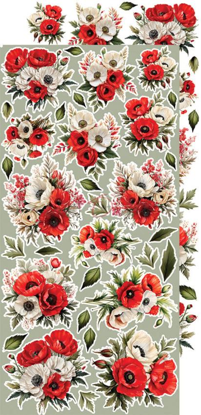 Craft OClock - Ausschneidebogen "Heart of the Sun" Extra Set Flowers & More - 18 Bogen