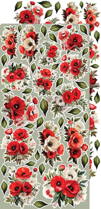 Craft OClock - Ausschneidebogen "Heart of the Sun" Extra Set Flowers & More - 18 Bogen