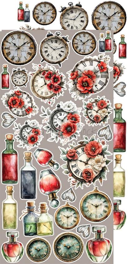 Craft OClock - Ausschneidebogen "Heart of the Sun" Extra Set Heart - 18 Bogen