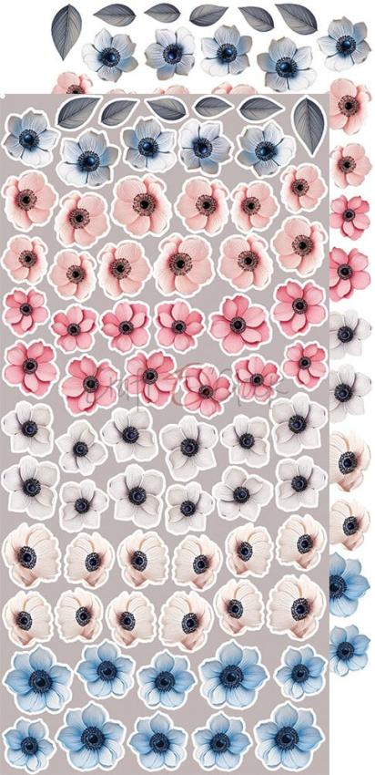Craft OClock - Ausschneidebogen "It's My Party" Extra Set Flowers & More - 18 Bogen