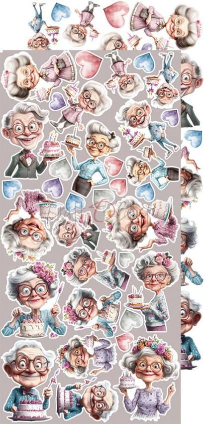 Craft OClock - Ausschneidebogen "It's My Party" Extra Set Flowers & More - 18 Bogen