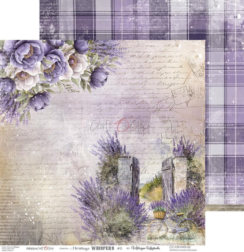 Craft OClock - Designpapier "Heritage Whispers" Paper Pack 12x12 Inch - 6 Bogen
